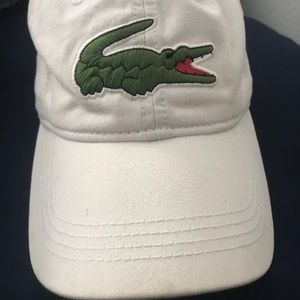 Lacoste big alligator Dad cap.